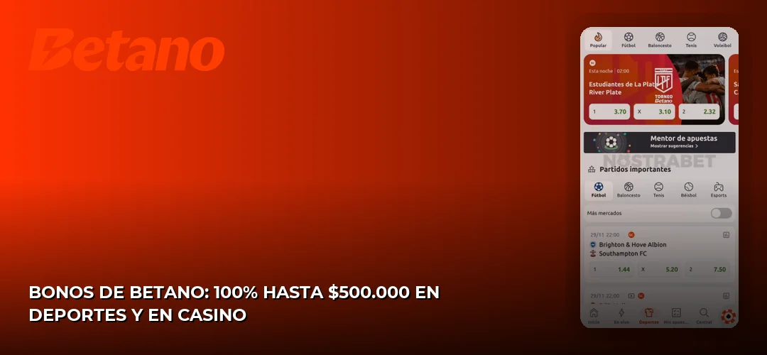 Betano promotional banner